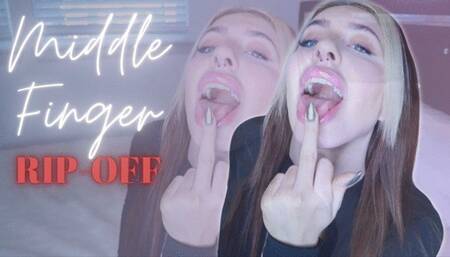 Middle Finger Rip-Off