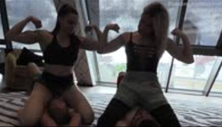 Double Trouble Competition Challenge with Muscle Dolly & Pamela Strong