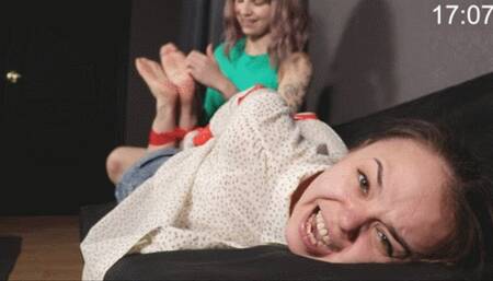 Cruel tickling game will break both of you (HD)