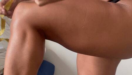 Contraction of calves and legs