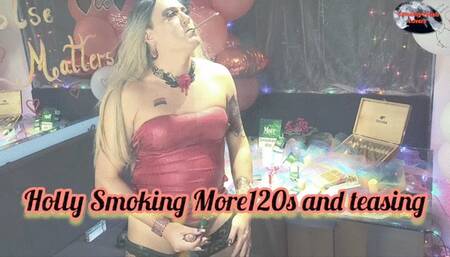 Holly Smoking More120s and teasing - SFL226