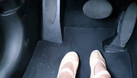 Pedal Pumping with my Pink Dance Ballet Shoes