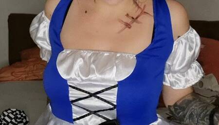 Smoking Horror Doll - Happy Halloween