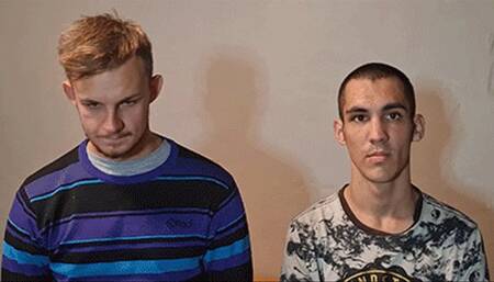 Aiden and Gymboy side by side