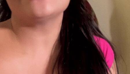 Humiliating your tiny useless dick and teasing you with