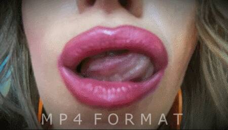 Licking Lips (HD) MP4