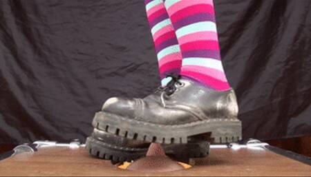 Cosplay girl tramples my face using dirty Doc Martens shoes (part 2 of 5), flo071x 1080p