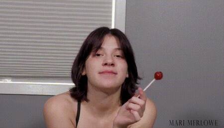 Lollipop Lickers Licking and Sucking Tease - Mari Merlowe MP4 1080p HD
