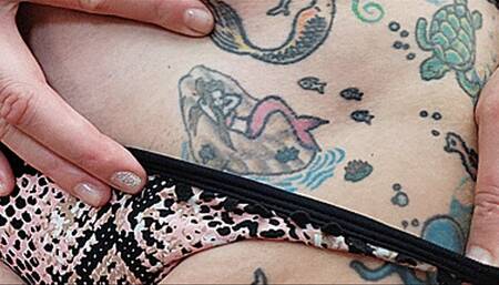 Showing Off All The Beautiful Ink Covering My Sexy Amazon Body (4K - UHD 2160p MP4)