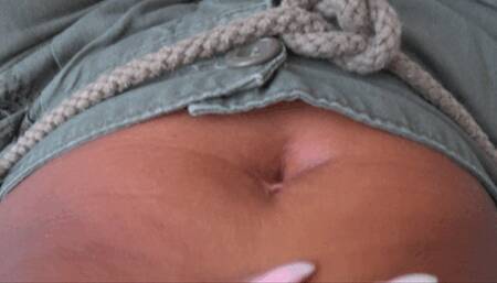 blowing raspberries on your belly and belly button PM d