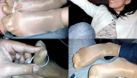 Lunacious zip and nylon toe tied! - MOV