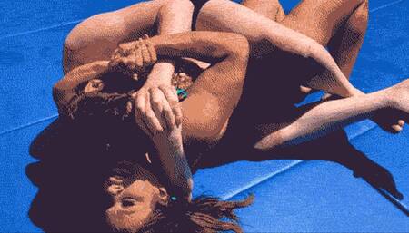 Jennifer Thomas vs Hanz  VanDerKill - Poolside Showdown WMV