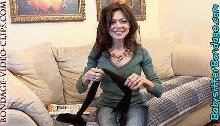 Step-Mom Natasha Flade Gets Birthday Prank From the Boys! Tied-Up Barefoot Once Blindfolded! (7:18 min) #DiD #BLINDFOLDS #MILFBONDAGE #GAGTALK