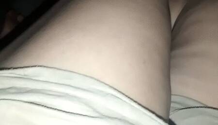 Rubbing my bare legs