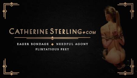 A Slender Submissive OTM Gagged with 4 Layers of Cloth by Busty Blonde Mistress & Hogtied On Screen - A Custom Video! SD Version!