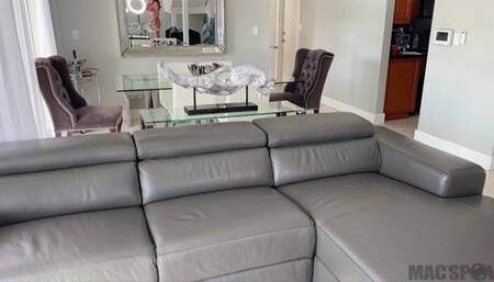 Big Titty Babe Armani Black Gets Big Dick Pounding for Facial BTS ANGLE