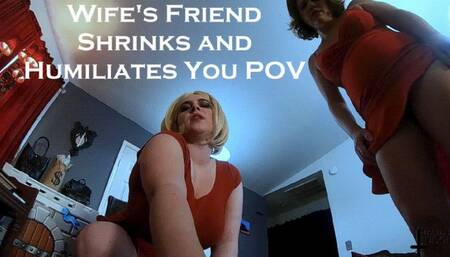 Wife's Friend Shrinks and Humiliates You POV - A Giantess Shrinking Fantasy With Evangeline von Winter and Jane Judge