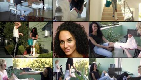 Rita Term SLWC Stubbed Toes While Gardening with Foot Play (in HD 1920X1080)