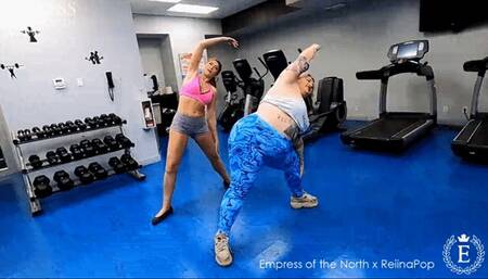 Office Fatty Fitness Fail Featuring ReiinaPop