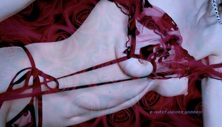 Mesmerizing sweet natural Lucifer's tits