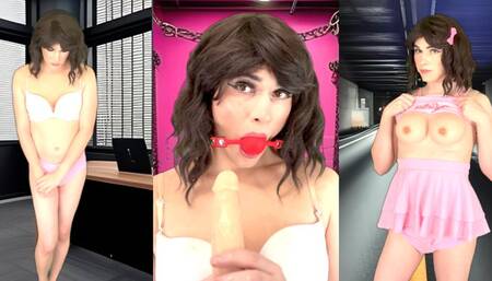 Sissy Must Work in the Whore House to Pay off her Debts