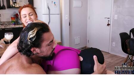 cum swallowing sissy gets truly degraded by Alpha Couple - Part 1