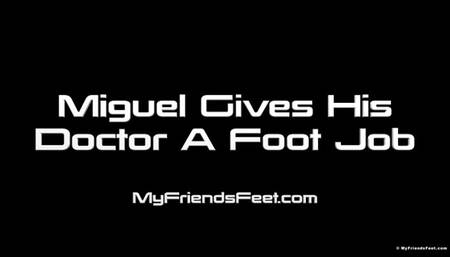 Miguel Gives His Doctor KIllian a Foot Job