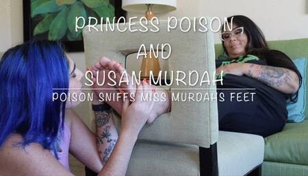 Poison Sniffs Murdah’s Feet