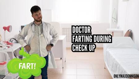 Gay Doctor farting during check up