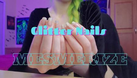 Glitter Nails Mesmerize