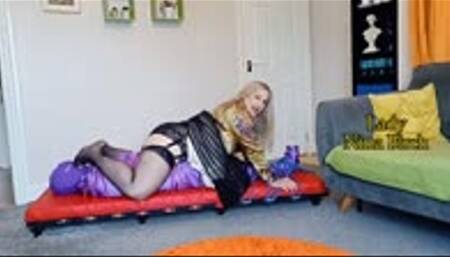 Lady Nina Birch - Mummified In Satin Foot Gagging