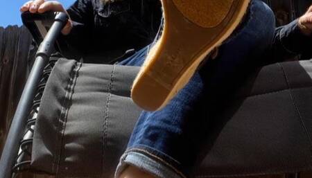 Anime-head Wedges in Red