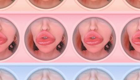 Big lips and Big Tits Cuckolding