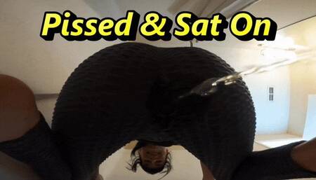 Pissed and Sat On - Ivy's First Time Peeing on Someone