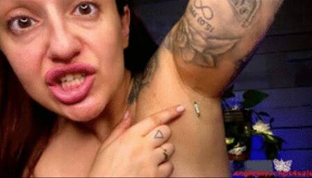 Whore under sweaty armpit wmv