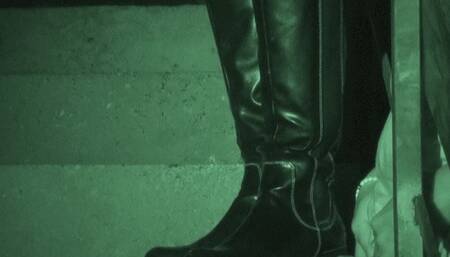 Casually pressed out under her Marco Tozzi boots - Cam 2