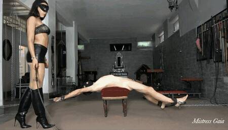 MISTRESS GAIA - UNCOMFORTABLE WHIPPING - HD