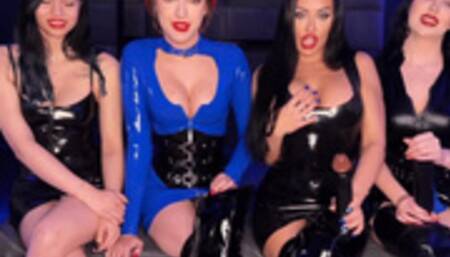 4 Goddesses Jerk off instructions and CEI POV - [720p]