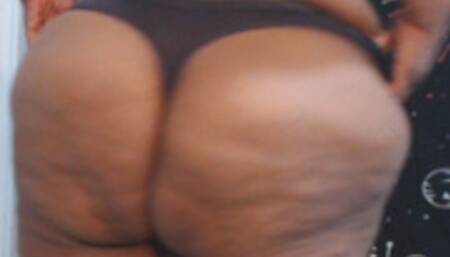 PURPLE THONG MODELING