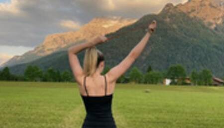 balloon pop in the mountains