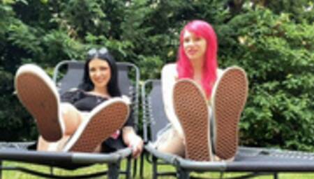 2 Dommes vans and foot worship Polish Language