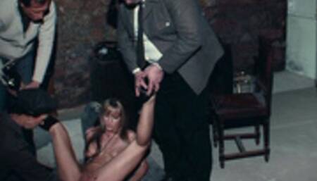 Rebecca – the blonde slut gets flogged to curb her horniness