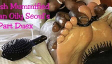 Ticklish Mummified Blasian Oily Seoul's - Part Duex - Full HD