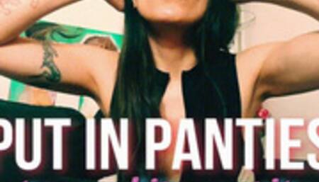 Put in Panties to Worship Armpits