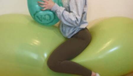 green balloon destruction