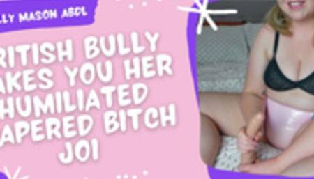 Diapered British Bully Humiliating JOI