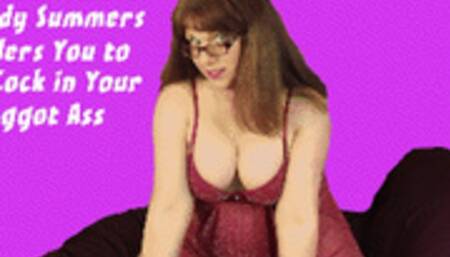 Trans Mistress Wendy Summers Orders You to Get Cock in Your Faggot Ass