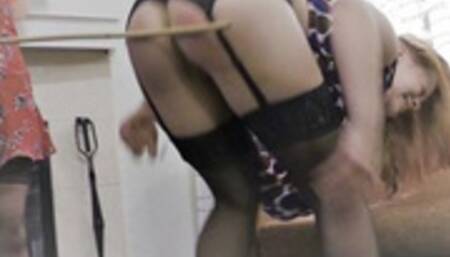 Boss Spanked and Caned Part One