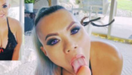 POV Role Play Sensual Bj From Your New Step Mom!!!