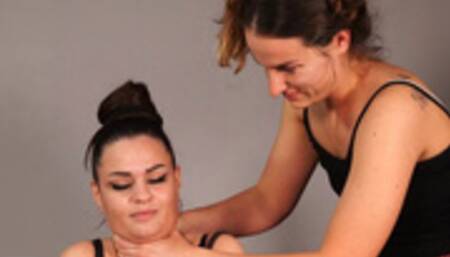 Sisters Neck Squeeze - HD MP4